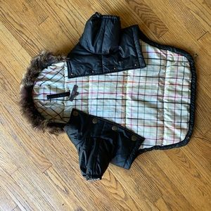 Vintage Coach large dog coat